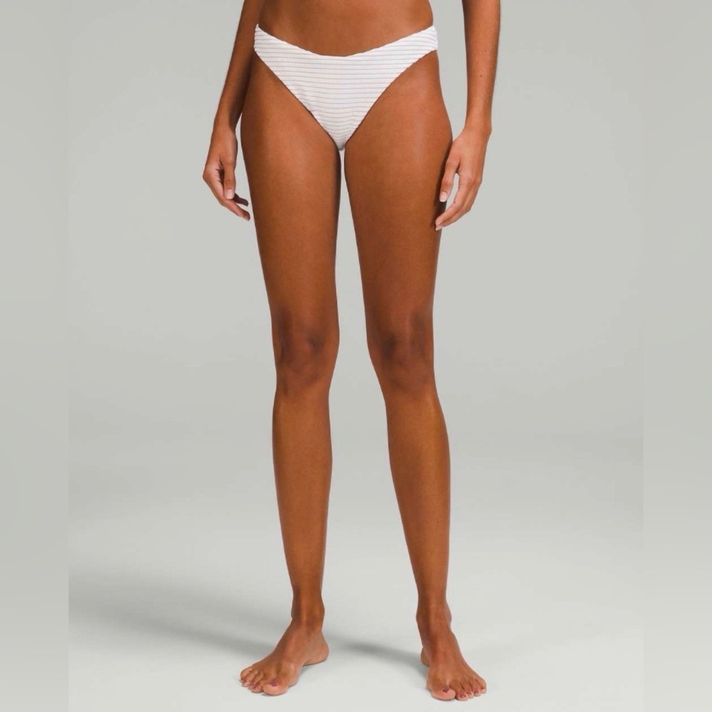 Lululemon Smocked Mid-Rise Skimpy-Fit Swim Bottom - Picture 2 of 6